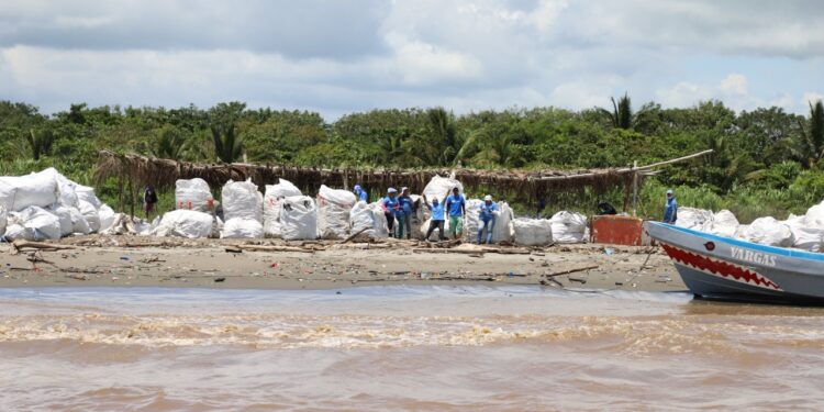 Alianza del MARN con 4Ocean es clave para la recuperación ambiental de Izabal
