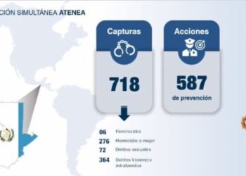 Presentan resultados de capturas del plan Atenea