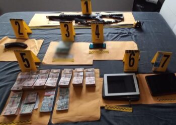 Localizan más de Q100 mil, fusiles y municiones en Huehuetenango