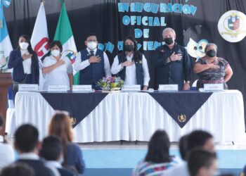 Inauguran trabajos de remozamiento en seis centros educativos en el Departamento de Guatemala