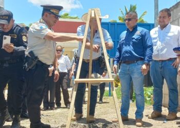 Inician trabajos de construcción de subestación policial en San Manuel Chaparrón