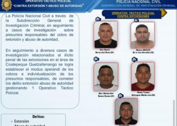 Denuncia ciudadana permite captura de agentes policiales en Quetzaltenango