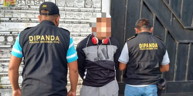 Presunto pandillero capturado por asesinato en San José Pinula