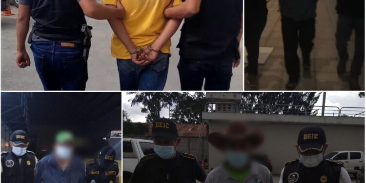 Agresores sexuales detenidos en operativos policiales