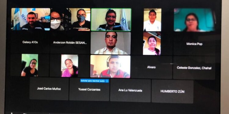 Delegaciones de la Sesan se capacitan en el uso de redes sociales