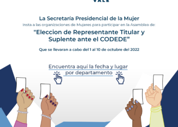 Convocatoria a Elección de Representante Titular y Suplente para ser parte del Consejo Departamental de Desarrollo CODEDE