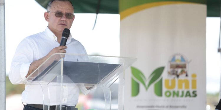 Inician trabajos de construcción de estación policial de Monjas, Jalapa