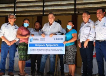 MAGA entrega Estipendio y alimentos en Suchitepéquez