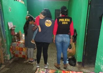 Sección contra la trata resguarda integridad física de dos menores