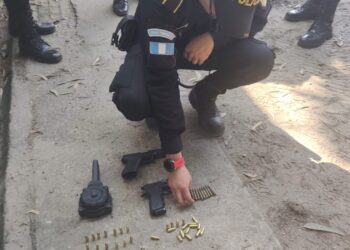 PNC captura tres presuntos sicarios de la Mara 18