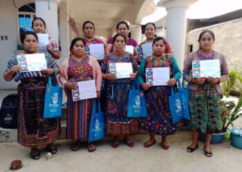 Madres chimaltecas fueron acreditadas como consejeras comunitarias de seguridad alimentaria y nutricional