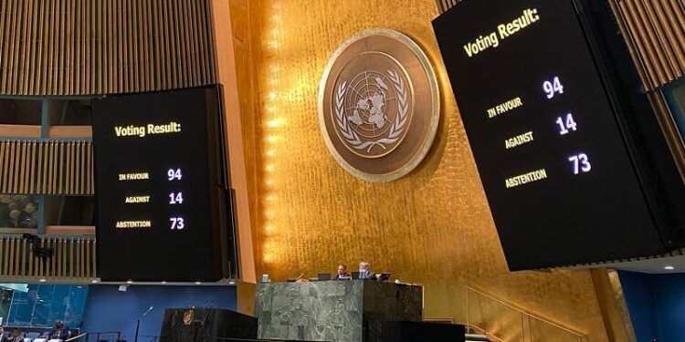 Resolución “Promoción de vías de recurso y reparaciones por la agresión contra Ucrania”