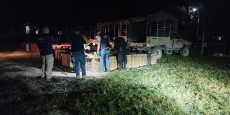 Decomisan más de 3.5 millones de cigarrillos en Petén