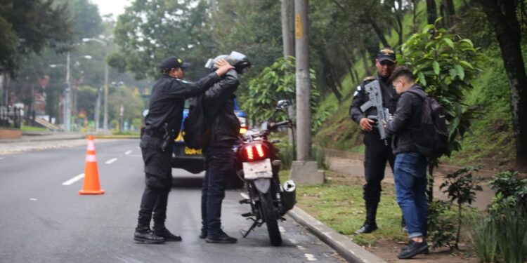 PNC instala puestos de control para prevenir hechos ilícitos