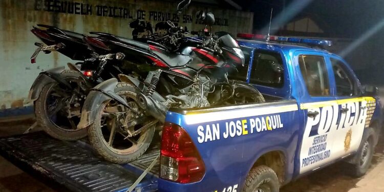 PNC recupera motocicletas con reporte de robo en operativos