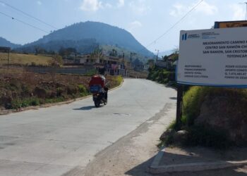 Mides inaugura Mejoramiento de Camino en San Cristóbal Totonicapán