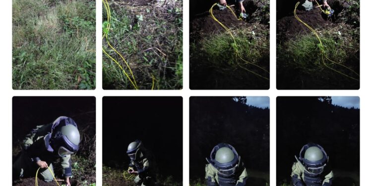 Artefactos explosivos son destruidos por especialistas de DIDAE