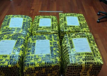 Localizan 215 kilos de cocaína adheridos en prendas de vestir