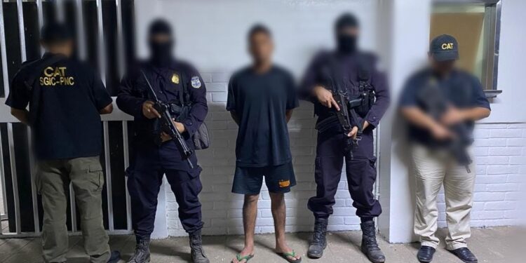 Presunto pandillero salvadoreño se escondía en Escuintla