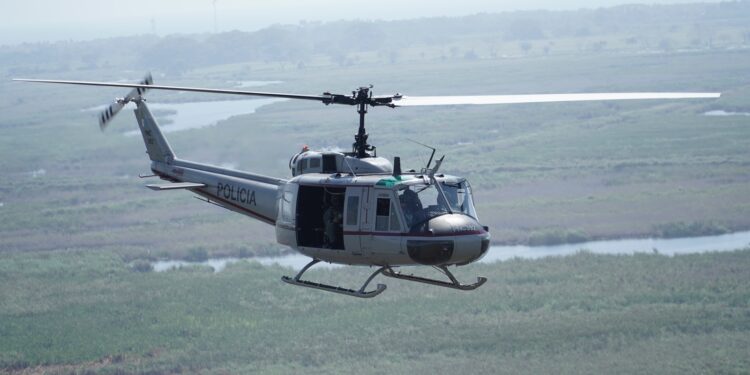 PNC realiza patrullajes aéreos para reforzar la seguridad ciudadana