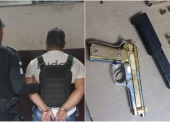 Detenido por portación ilegal de arma de fuego en operativos policiales