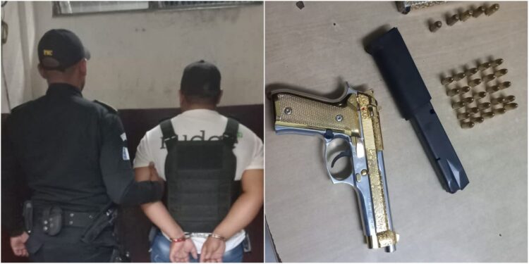 Detenido por portación ilegal de arma de fuego en operativos policiales