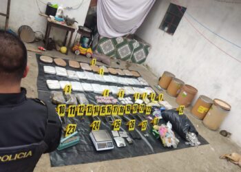 Investigación Criminal de PNC desmantela punto de venta de droga al menudeo en Chimaltenango