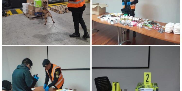 PNC decomisa cocaína dentro de encomiendas