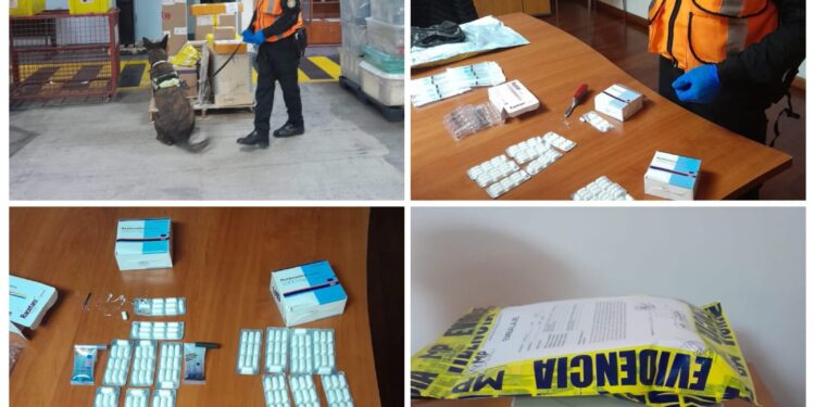 Localizan droga en el Aeropuerto Internacional La Aurora