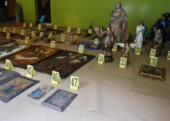 Recuperan obras de arte en varios sectores de la ciudad capital