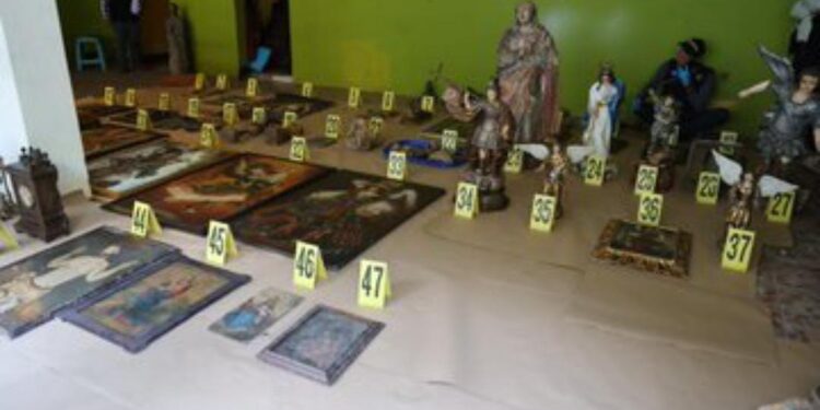 Recuperan obras de arte en varios sectores de la ciudad capital