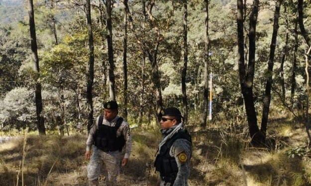 Diprona realiza patrullajes en zonas boscosas de Totonicapán