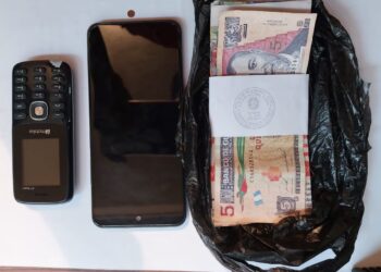 Presunto pandillero capturado en flagrancia por cobro de extorsión