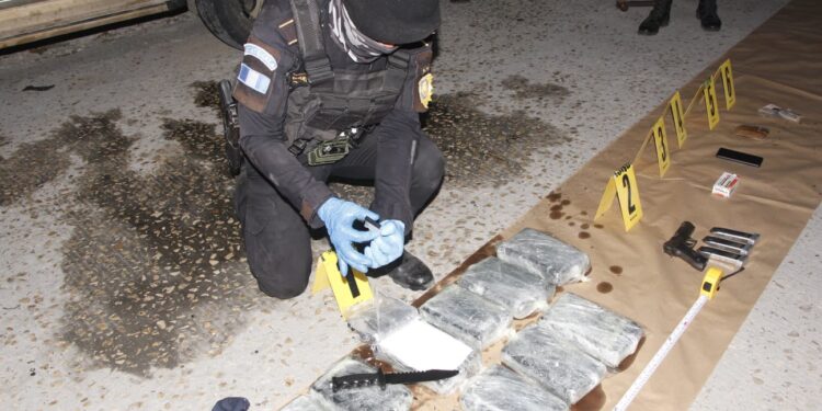 Detenido trasladaba once paquetes con cocaína en vehículo