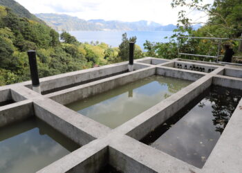 Visita técnica a moderna planta de tratamiento de aguas residuales en Sololá