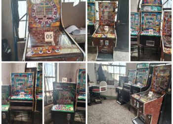 Agentes de Delitos Patrimoniales decomisan tragamonedas