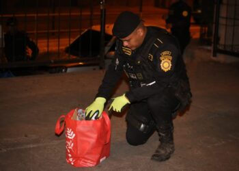 Personal policial captura a persona que trasladaba 5 explosivos artesanales