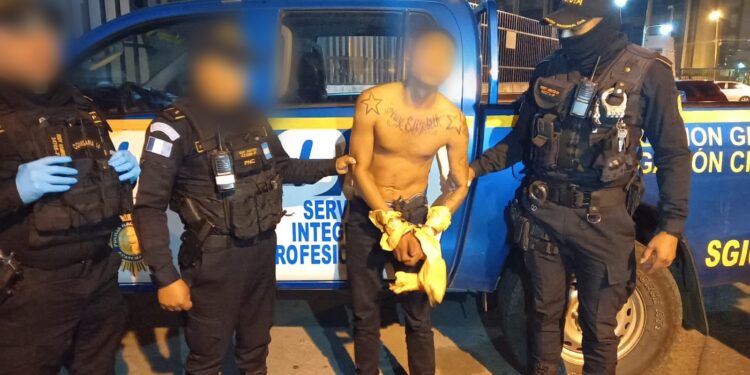 Presunto sicario capturado luego de cometer hecho criminal