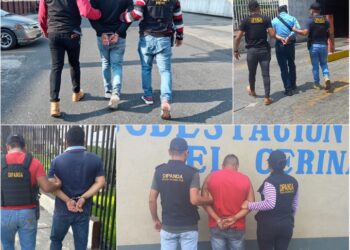 Capturan a cuatro hombres en diferentes operativos policiales