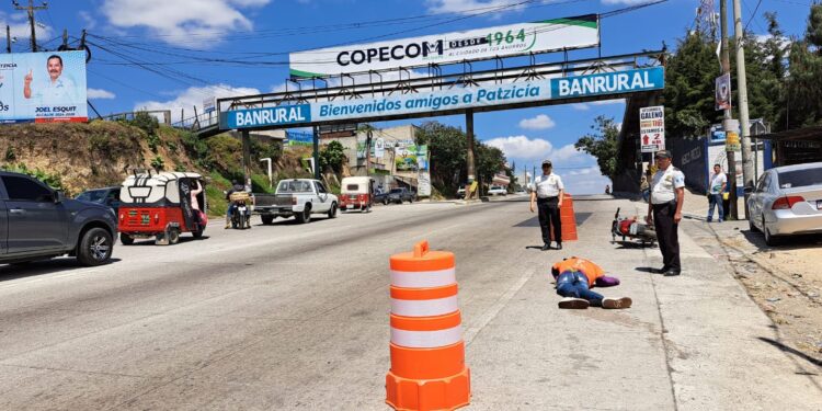 Prevención del Delito de la PNC concientiza a conductores en Chimaltenango
