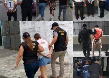Operativos policiales dejan a más de 60 capturados a nivel nacional