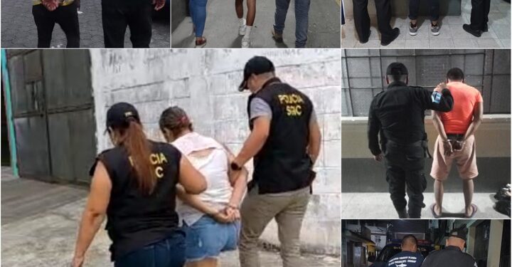 Operativos policiales dejan a más de 60 capturados a nivel nacional