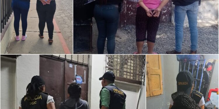 Dipanda captura a mujeres por el delito de extorsión