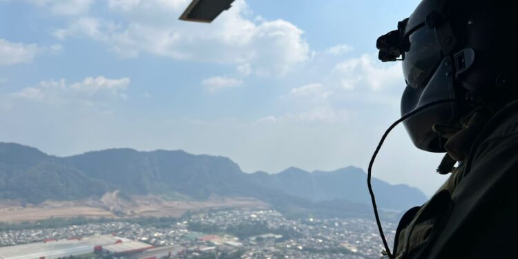 Operativos aéreos y terrestres refuerzan seguridad ciudadana en Semana Santa