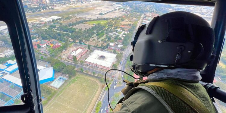 Operativos aéreos y terrestres refuerzan seguridad ciudadana en Semana Santa