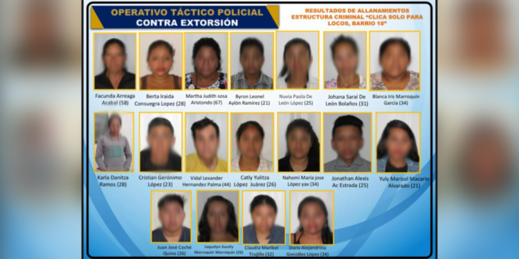 Presuntos pandilleros daban sus cuentas bancarias para recibir extorsión