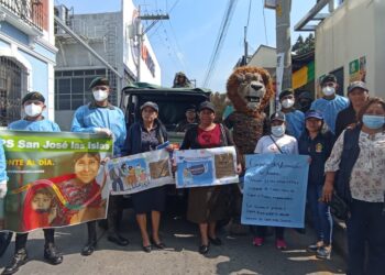 Brigada de Operaciones para Montaña incentiva a la población para participar en la Semana de vacunación de las Américas.