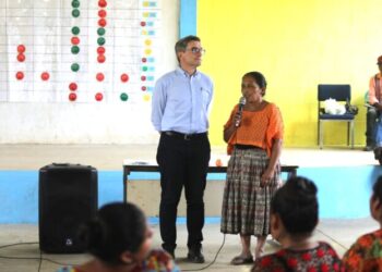 Director Global de Nutrición de Unicef conoce acciones para la prevención de la inseguridad alimentaria y nutricional en Alta Verapaz