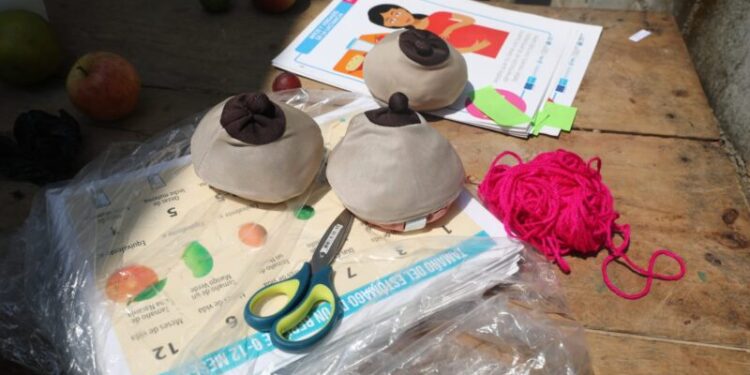 Capacitan sobre lactancia materna exclusiva a madres huehuetecas