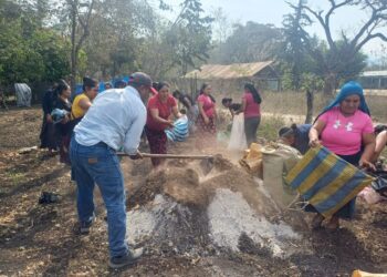 Aprenden a preparar abono sólido tipo Bocashi